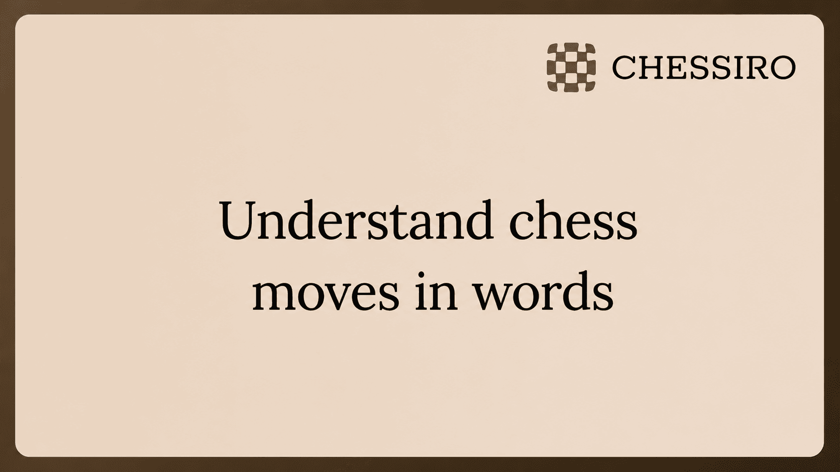 Chessiro AI coach explaining chess moves